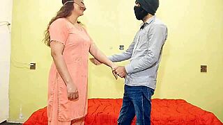 desi bhabhi takes hard doggystyle pounding hindi moans