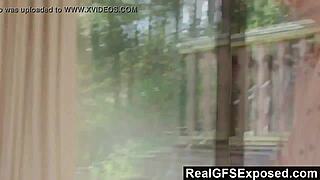 oiled brunette gets sensual groping fingering and toy play in best massage ever