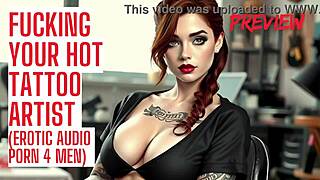 tattoo artist fucks your wet pussy with dirty talk and moans joi