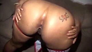 ebony bbw endures wild motel gangbang