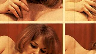 vintage bisexual babes in hairy group pussy licking threesome fun
