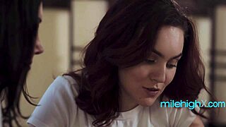 Shy student learns pussy licking from sexy teacher instructions