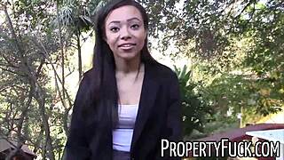 young black agent tricked into hardcore outdoor fuck