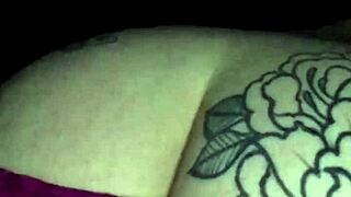 Neon flamingo outdoor public interracial amateur romp