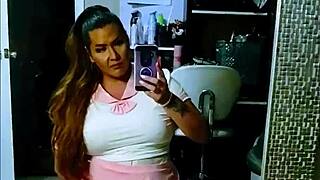 Naughty Sailor Shemale TS Katie Klark's BBW Cosplay Tease