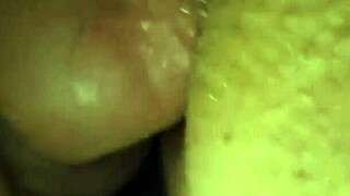 Pumping fat cock deep for bbw anal creampie explosion