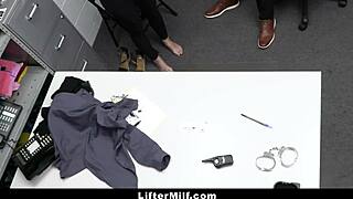 officer, gotta deep cavity search this milf thief's big tits ass for stolen goods