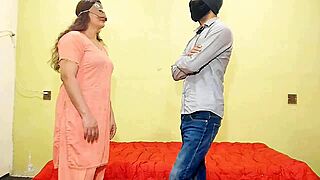 desi bhabhi takes hard doggystyle pounding hindi moans