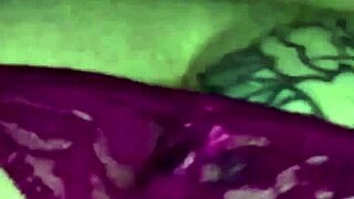Neon flamingo outdoor public interracial amateur romp