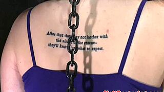Hey, check this restrained sub's ass fingered deep by dom