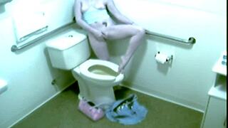 Blonde Babe Caught Fingering Pussy on Hidden Office Cam