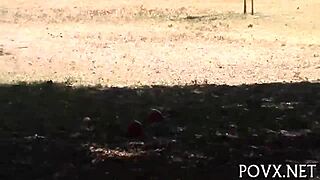 Hey, this tiny 18+ babe rocks hardcore sucking contests like a pro