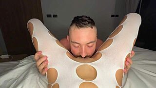 hard pounding the sexiest blue eyed blonde's tight pussy passionately