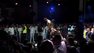 sexy colombian strips naked salsa club phone vid