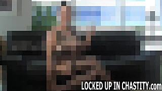 i lock your cock in the cage super tight for total femdom bondage control
