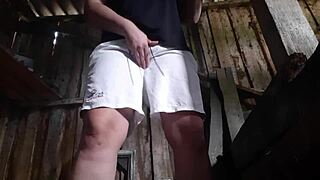 village girl fingers orgasm barn clothes risky tease