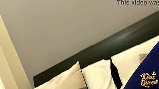Kira Queen Teases Feet While Dildo Stretches Tight Asshole