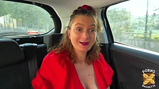 Fiery Charlotte rouquine ravaged by two throbbing cocks