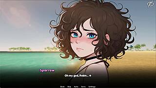 Femboy Roommate's Steamy Beach Day Adventure Part 2
