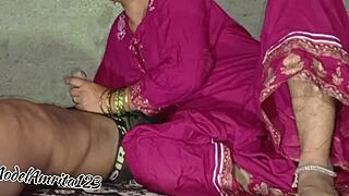 hot indian couple enjoys bedroom sex fun