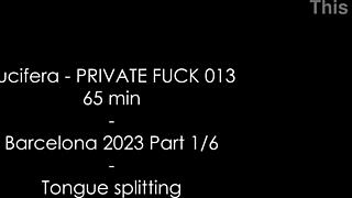 Lucifera's Split Tongue Deepthroat And Anal Skills Amaze In Private Fuck