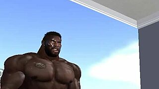 Huge Hunk Clinton Teaches Wife Monster Black Cock