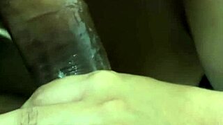 curvy latina gives sloppy wet homemade blowjob closeup