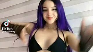 Jerk-Off Challenge with TikToker Temptress