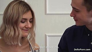 sweet teen virgin stretches snatch gets deflowered