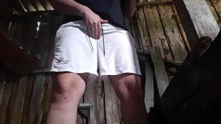village girl fingers orgasm barn clothes risky tease