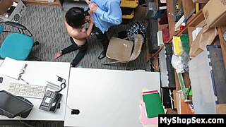 thief fucked hard squeals for mercy at shop