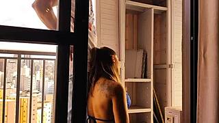 boss calls me to fix wardrobe then i anal creampie her needy ass vagninho agatha mama