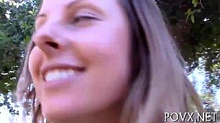 Hey, this tiny 18+ babe rocks hardcore sucking contests like a pro