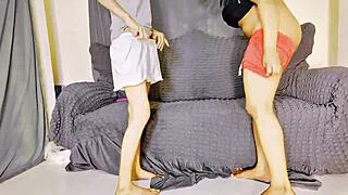wanna see this huge ass young babe bent over for rough doggystyle cumshot?