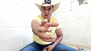 Yuri gaucho brazilian muscle bear blasts thick cock cumshot pov solo