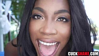 cuckold hubby watches ebony wife shared with big black cock