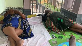 Two grannies share mature fun