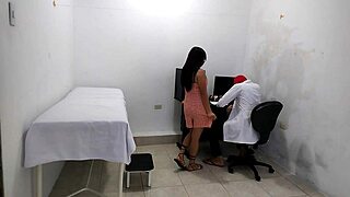 perverted doc jerks off after eyeing cute patient in kinky hospital roleplay