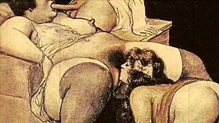 top 20 vintage retro antique drawings collection