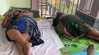 Two grannies share mature fun
