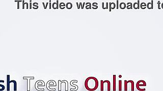 british redhead teen 18+ gulps cum hungrily after sloppy suck