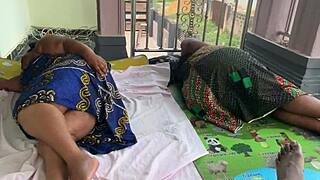 Two grannies share mature fun
