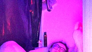 playtime in bath groping my tgurl pussy with toys