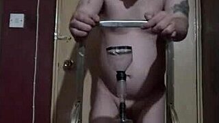 hey, you climbing naked to piss and drink from that bottle?