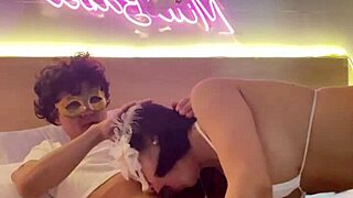 i lick sexy babe's trimmed pussy in hot corset sex