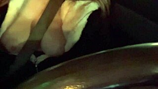 artemisia love flashes her huge italian tits while driving horny 😈🍒