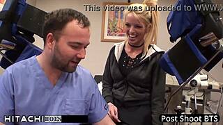 Freshman GETS mandatory hitachi ORGASM from doctor-tampa bella ink