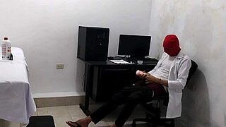 perverted doc jerks off after eyeing cute patient in kinky hospital roleplay