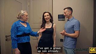 hey mommy, wanna join your son's best friend like this old czech milf?