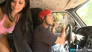 Spanish babes Abella Anderson and Ava Addams in wild orgy fuck